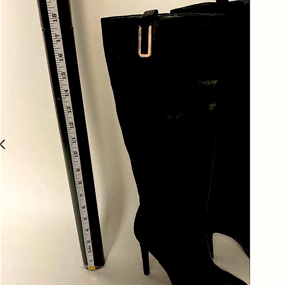 CLASSIC UDELL COACH BOOTS,LEATHER/ SUEDE KNEE HIGH